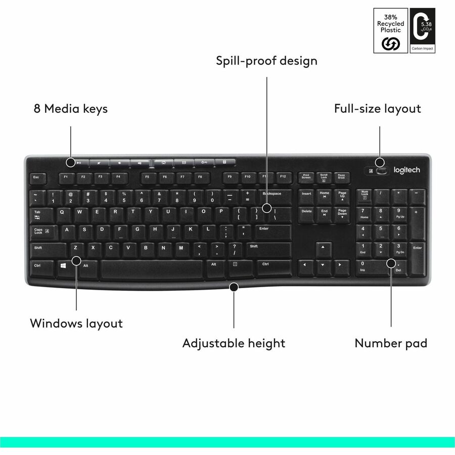 Logitech K270 Wireless Keyboard