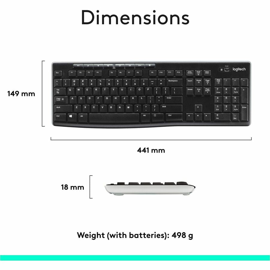 Logitech K270 Wireless Keyboard